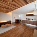 長岡市｜インナーガレージのある二世帯デザイン住宅｜完成見学会