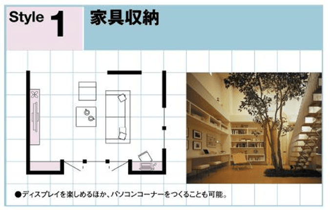 リビング収納 参考間取り 宮越 スタッフブログ 新潟の注文住宅 デザイン住宅 新築の住まい ディテールホーム