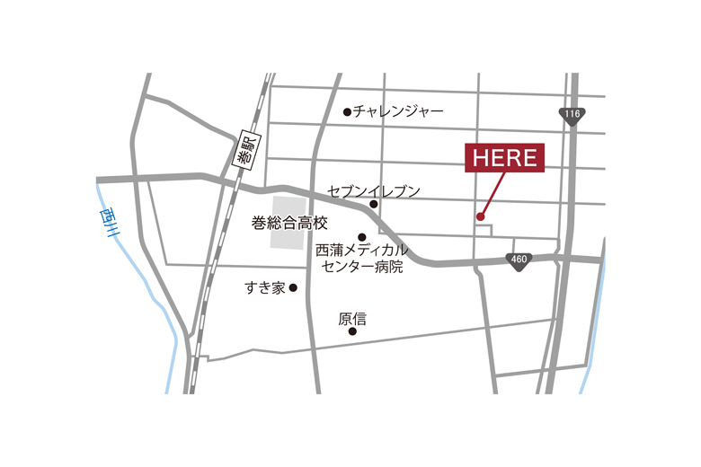 新潟市西蒲区巻モデルハウス｜ロケーションを最大限に活かした斜めリビングの家