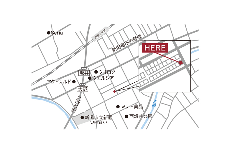 新潟市西区坂井みちまちモデルハウス｜道がつむぐ家