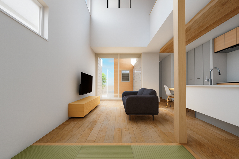 ■当日予約歓迎■柏崎市｜吹き抜けとテラスで広がる開放感抜群の家｜完成見学会【完全予約制】