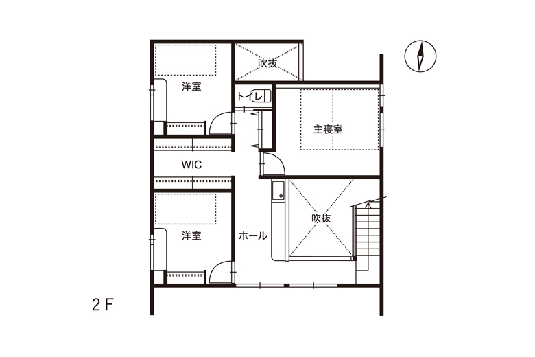 上越市｜吹抜けと意匠階段を中心に集いつながる住まい｜完成見学会【予約制】