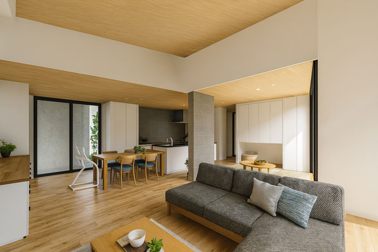 ≪グランドオープン≫阿賀野市姥ケ橋モデルハウス｜のどかさと楽しさが共存する、リズムに富んだダブルテラスのある暮らし【予約制】