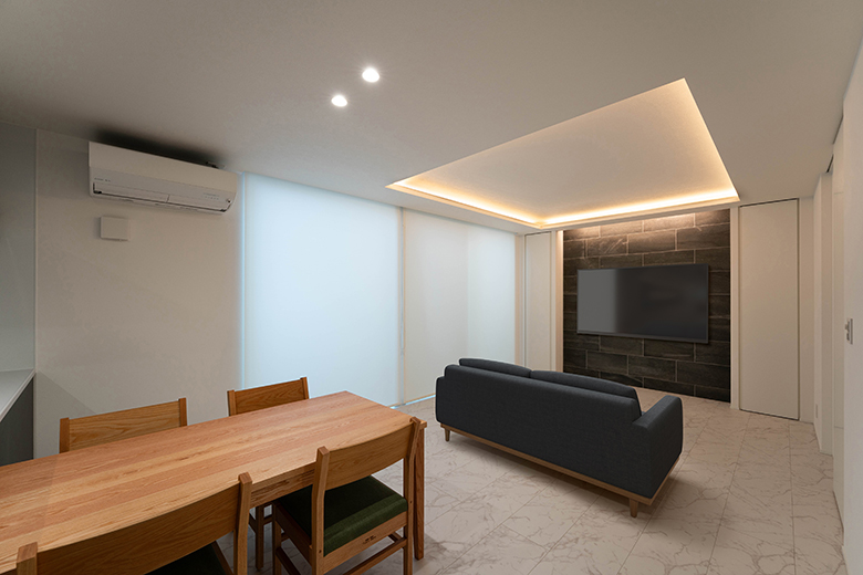 新発田市御幸町モデルハウス｜灯りが描くホテルライク空間【予約制】