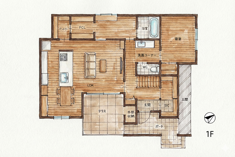 ■当日予約歓迎■新発田市｜テラスと大空間リビングがつくる、人が集う住まい｜完成見学会【予約制】