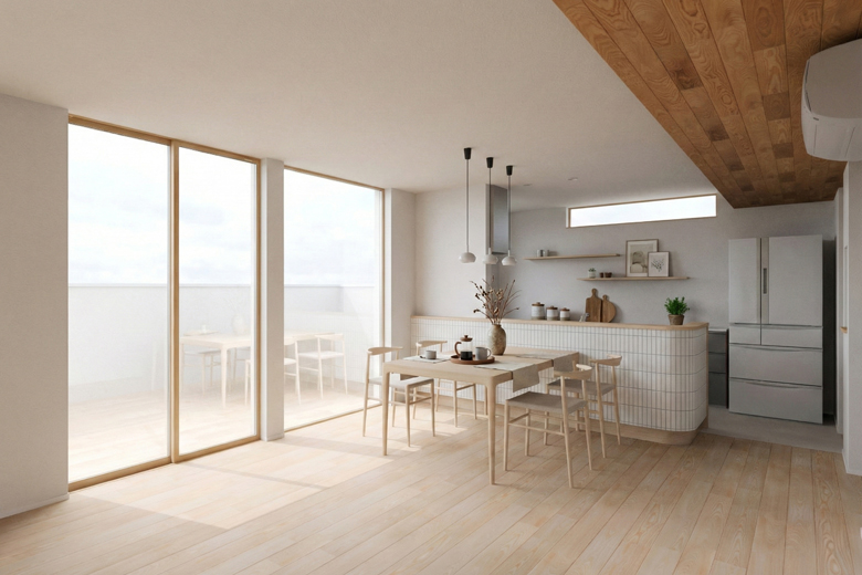 ≪オーナー様の住まい見学会≫見附市｜無垢材のぬくもりと、吹き抜け玄関が迎える住まい【予約制】