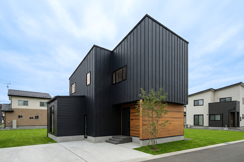 新潟市東区｜黒が映える、無駄のない上質な暮らし｜完成見学会【予約制】