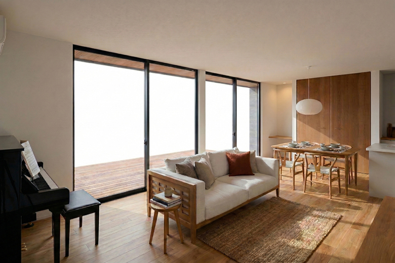 糸魚川市｜深い軒のLDKと回遊動線が叶える、ゆとりある暮らし｜完成見学会【予約制】