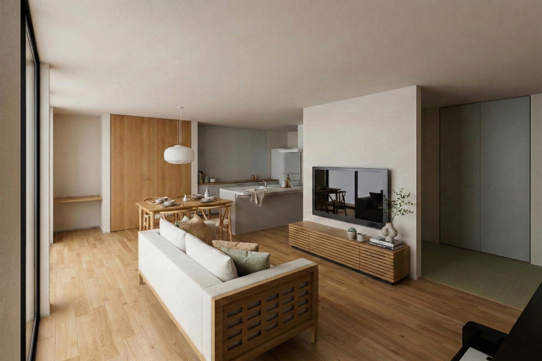 糸魚川市｜深い軒のLDKと回遊動線が叶える、ゆとりある暮らし｜完成見学会【予約制】