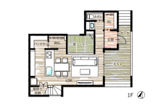 新潟市西区坂井みちまち