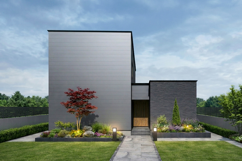 長岡市｜バイクガレージとタイルテラスを備えた、SE構法の住まい｜完成見学会【予約制】